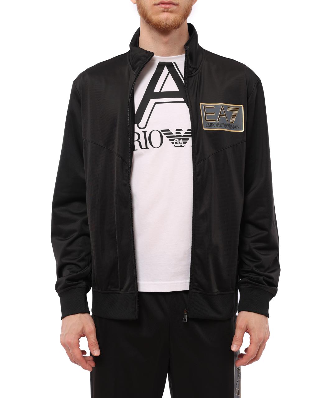 EA7 Черный спортивный костюм, фото 8