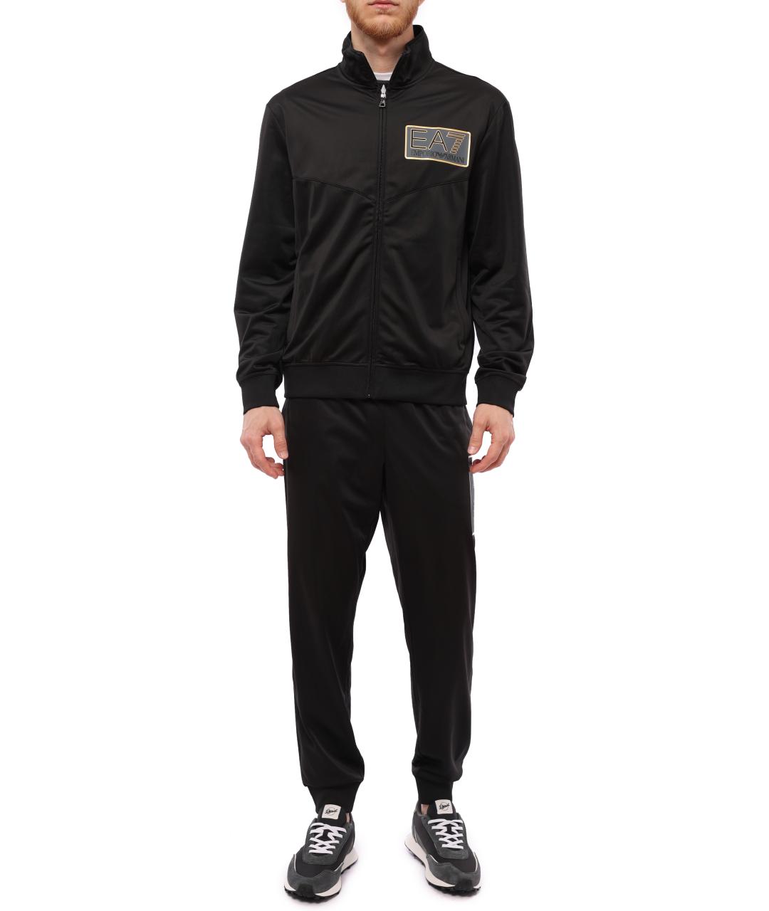 EA7 Черный спортивный костюм, фото 9