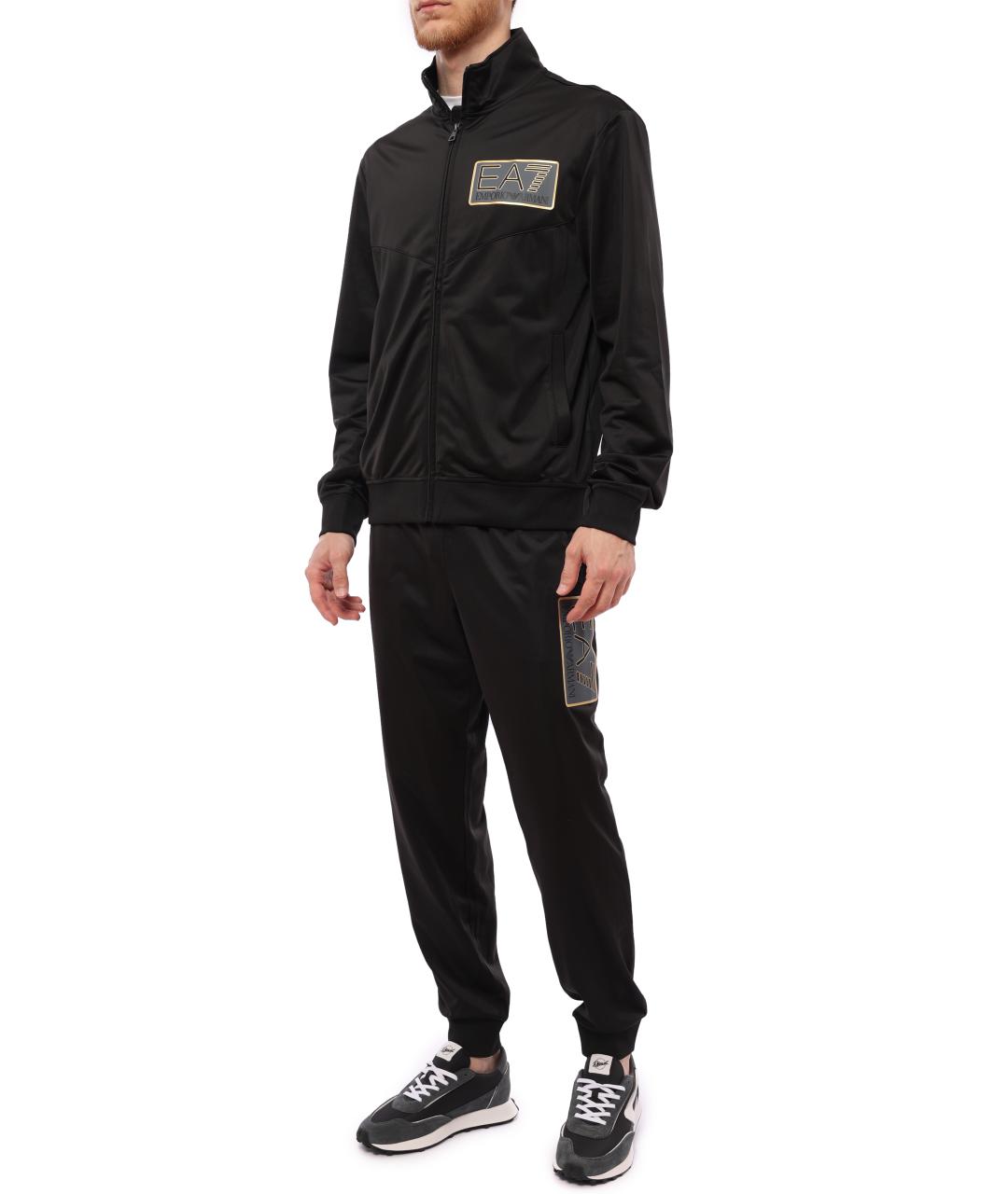 EA7 Черный спортивный костюм, фото 6