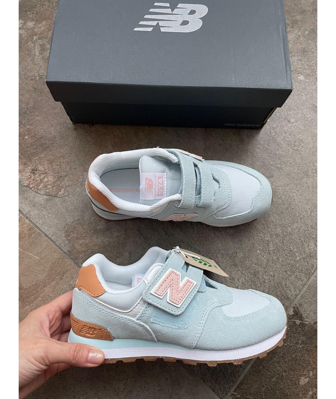 NEW BALANCE KIDS Голубые кеды, фото 8