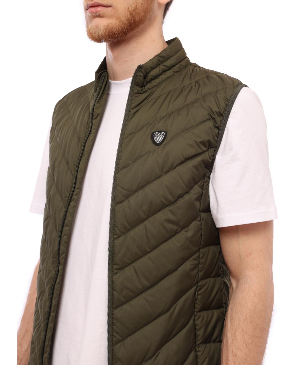 EA7 Хаки жилет, фото 3