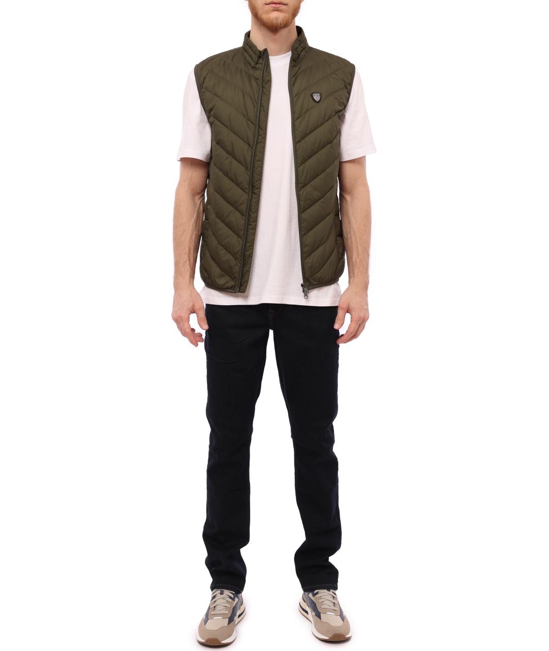 EA7 Хаки жилет, фото 5