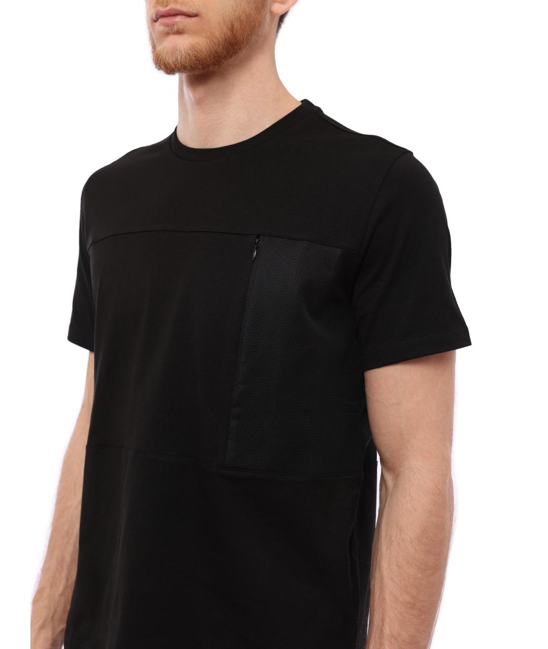 HERNO Черная футболка, фото 3