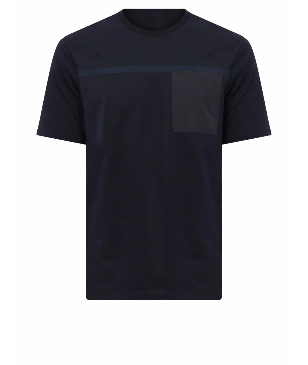 HERNO Темно-синяя футболка, фото 1