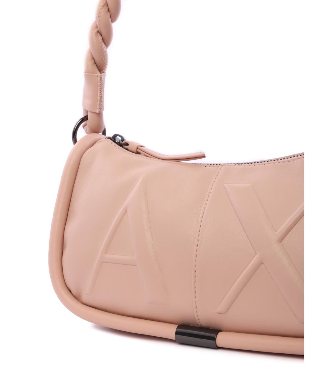 ARMANI EXCHANGE Бежевая сумка через плечо, фото 3