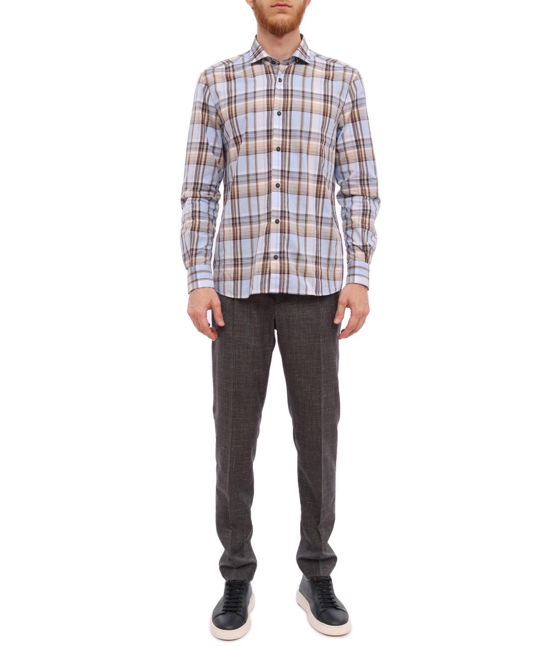 PESERICO Серые повседневные брюки, фото 4