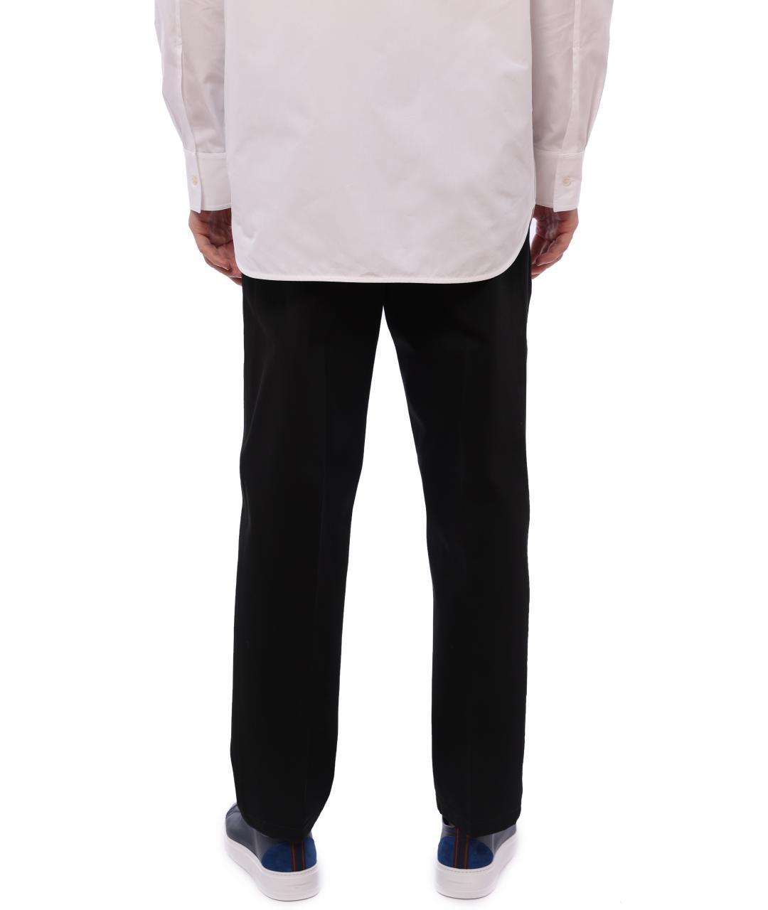 JIL SANDER Черные классические брюки, фото 3