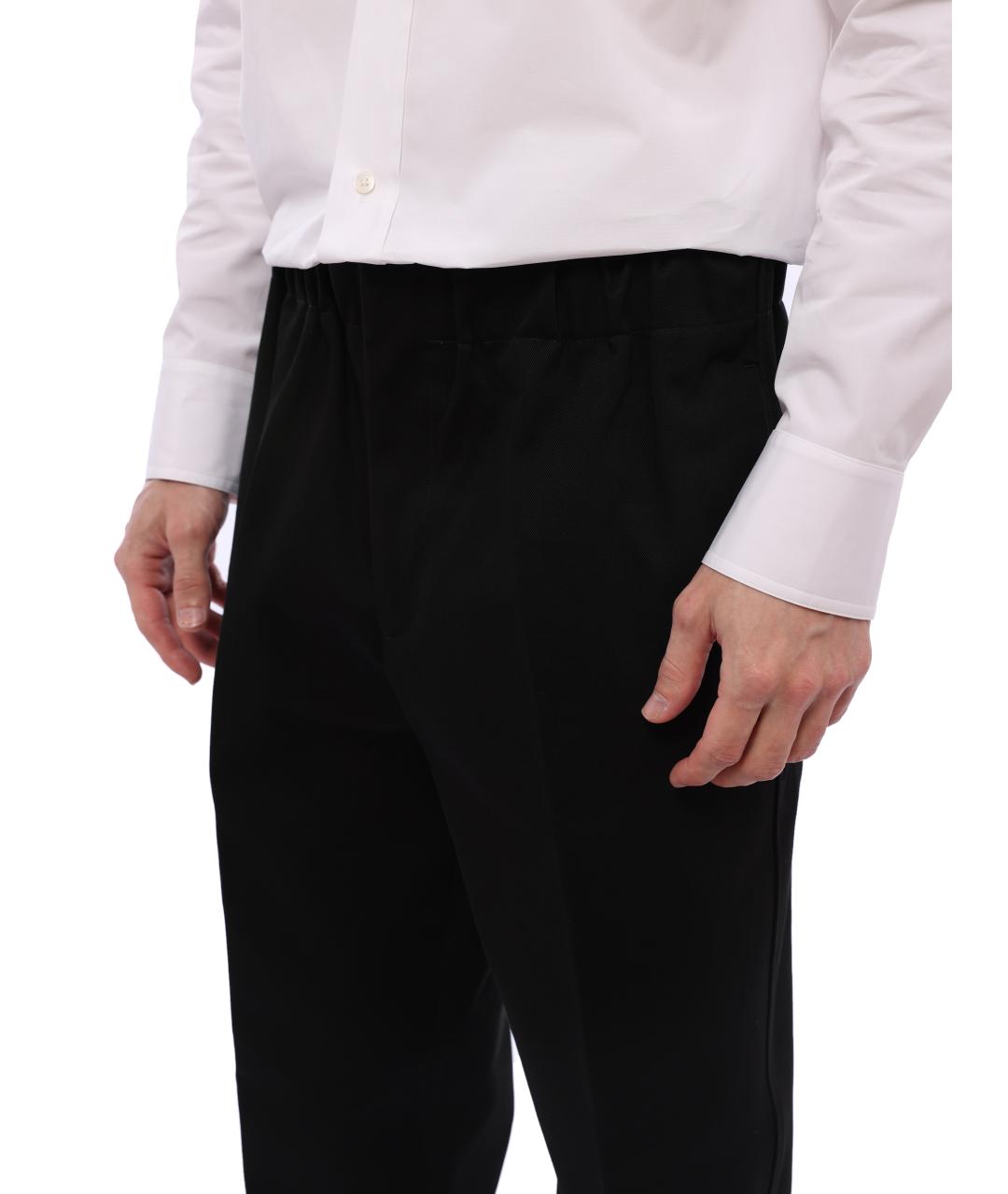 JIL SANDER Черные классические брюки, фото 4