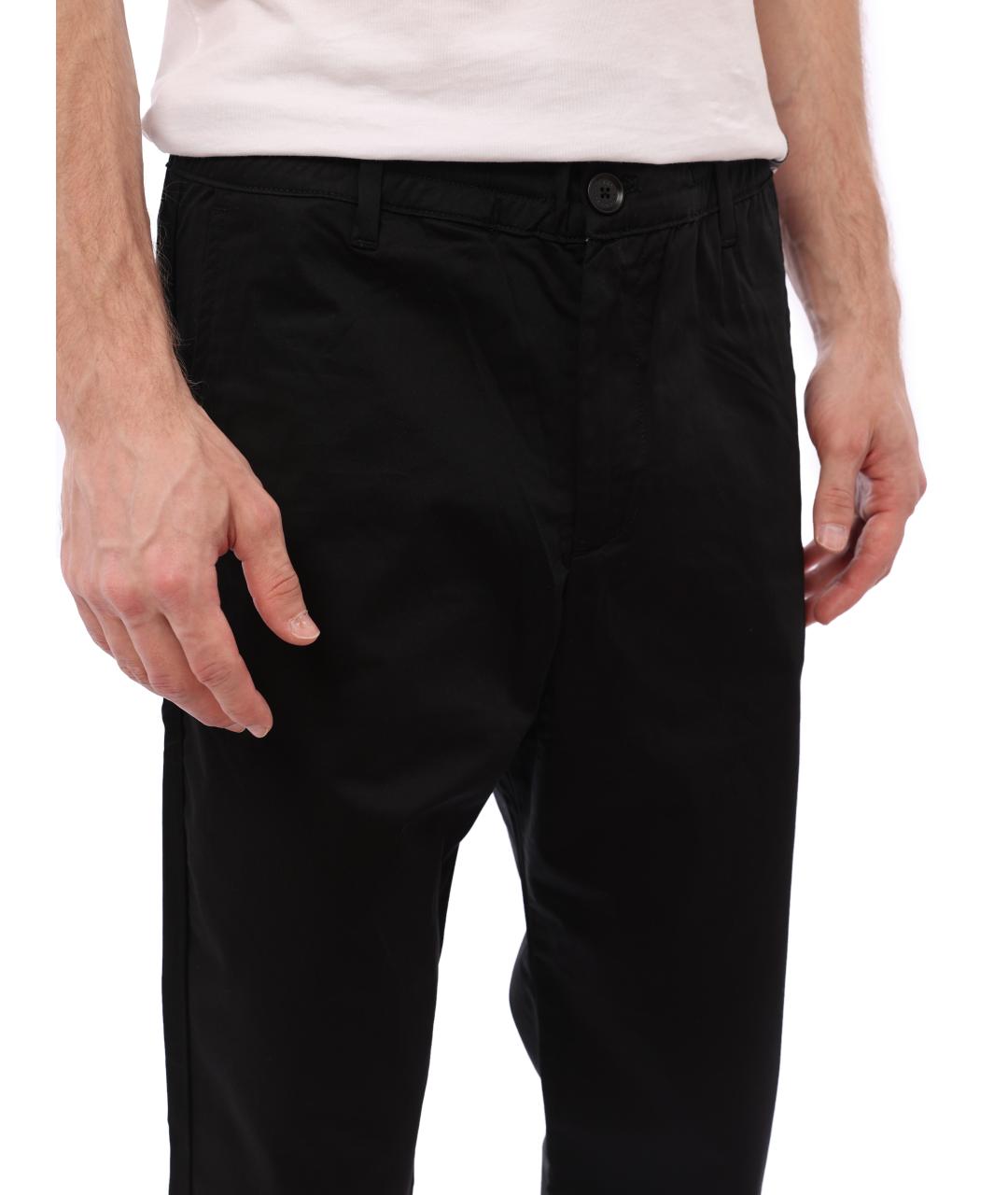 ARMANI EXCHANGE Черные повседневные брюки, фото 4