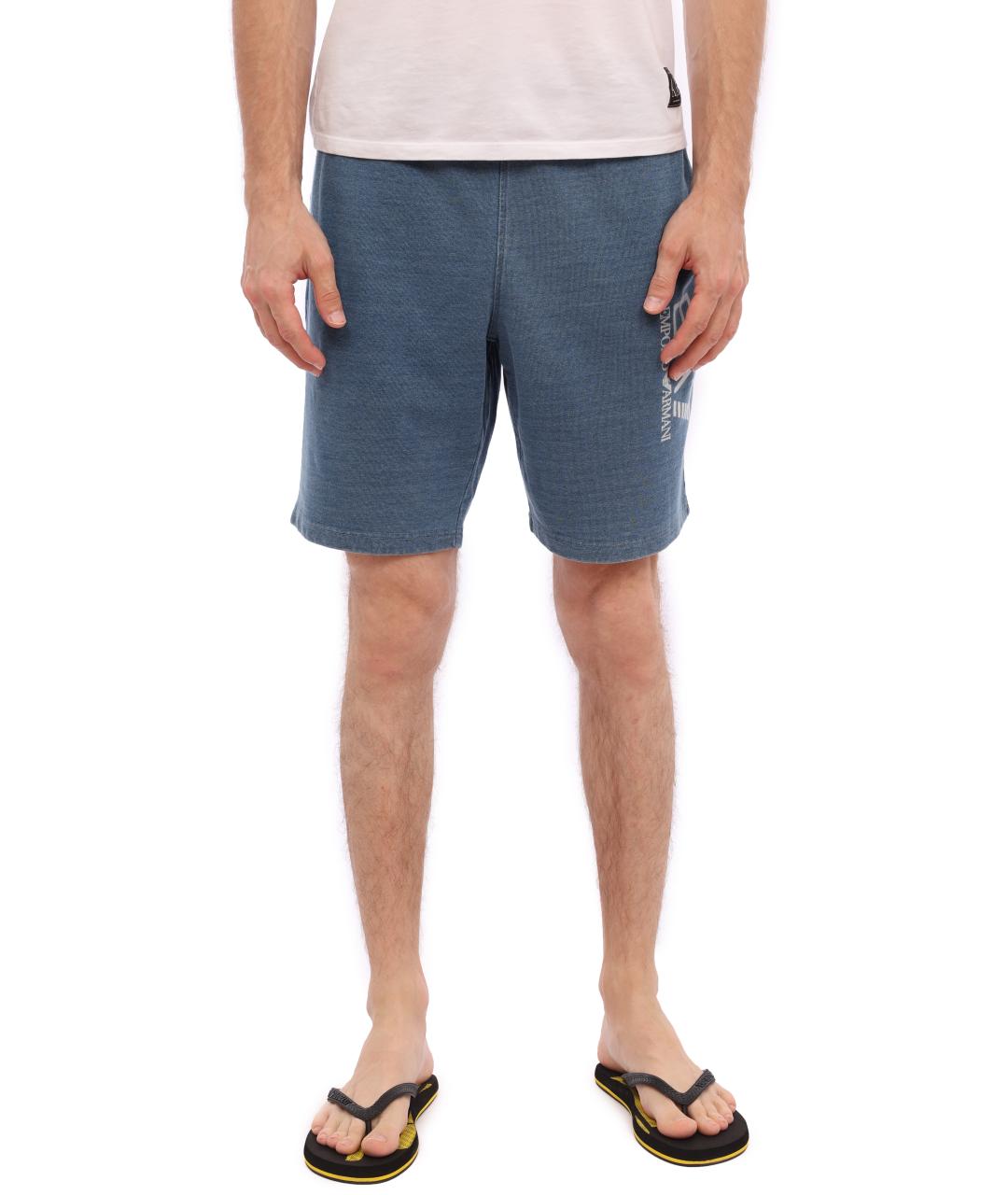 EA7 Голубые шорты, фото 6