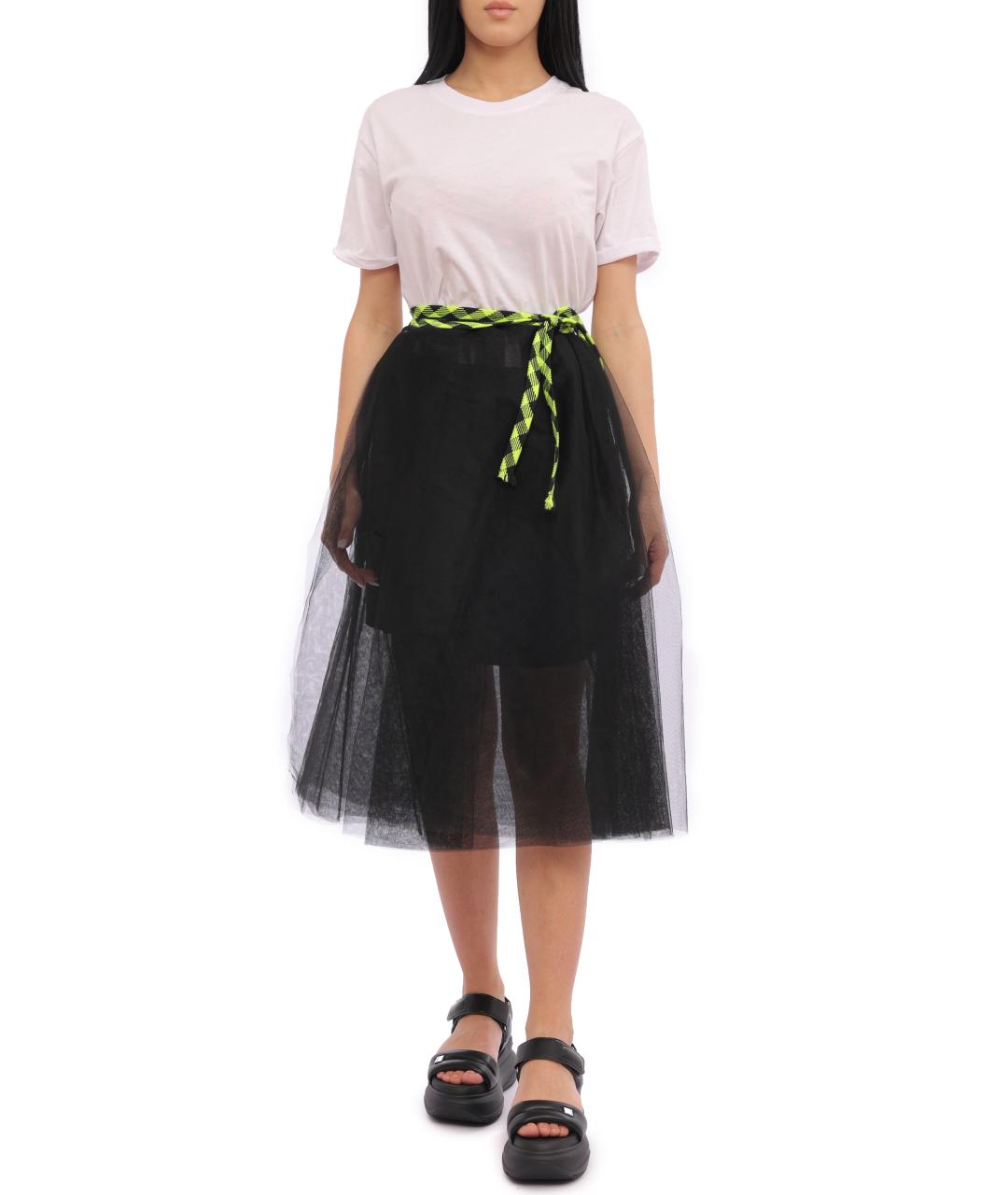MARC JACOBS Черная юбка миди, фото 3