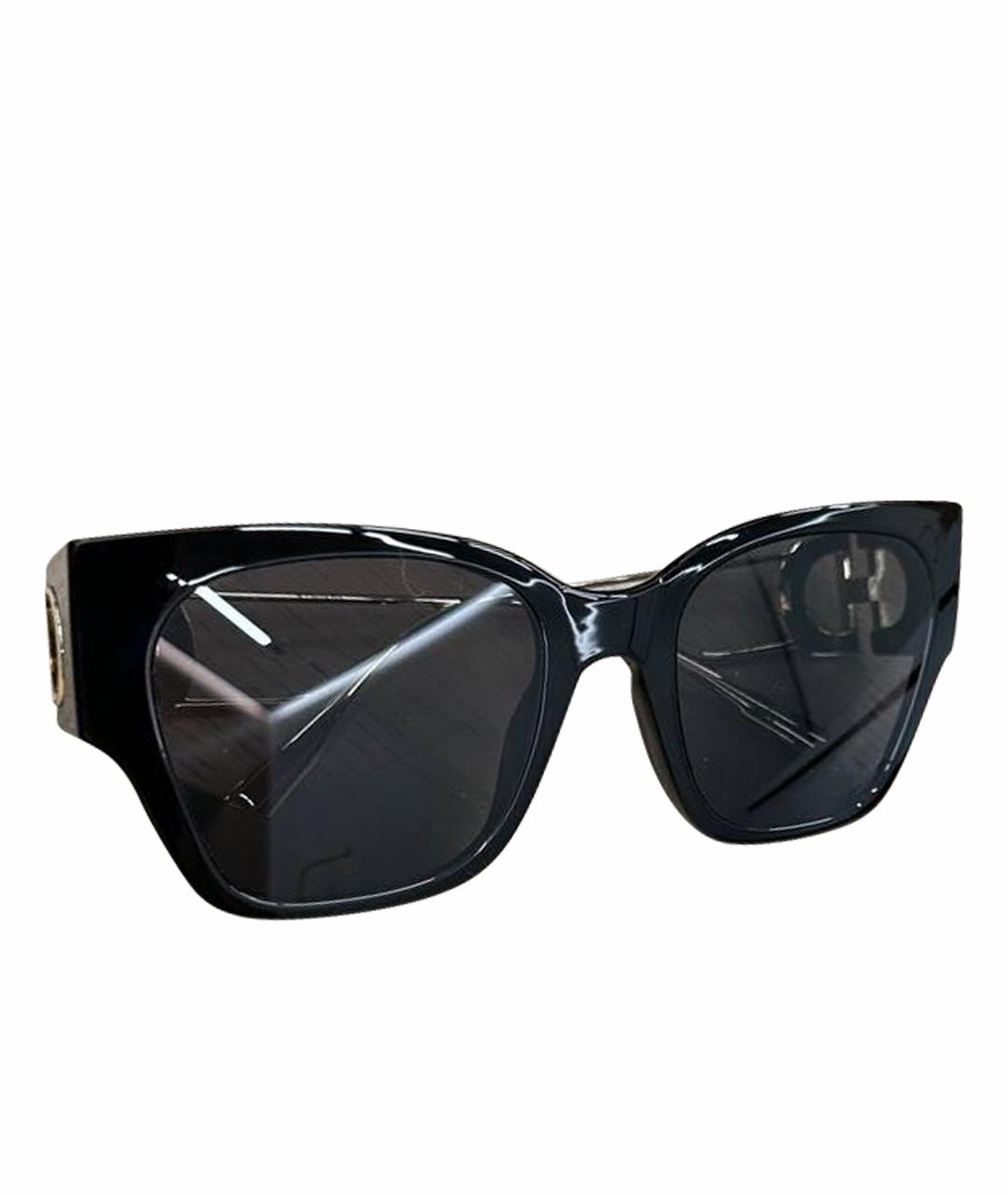 CHRISTIAN DIOR Золотые пластиковые солнцезащитные очки, фото 1