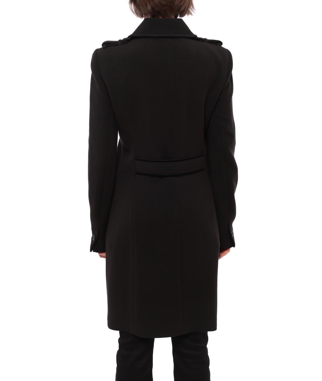 EMPORIO ARMANI Черное пальто, фото 5
