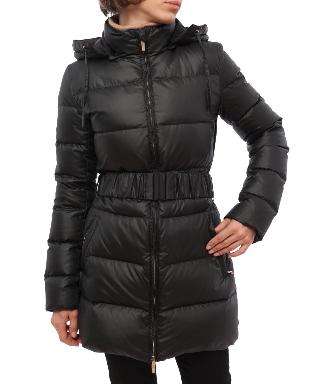 EA7 Черный пуховик, фото 4