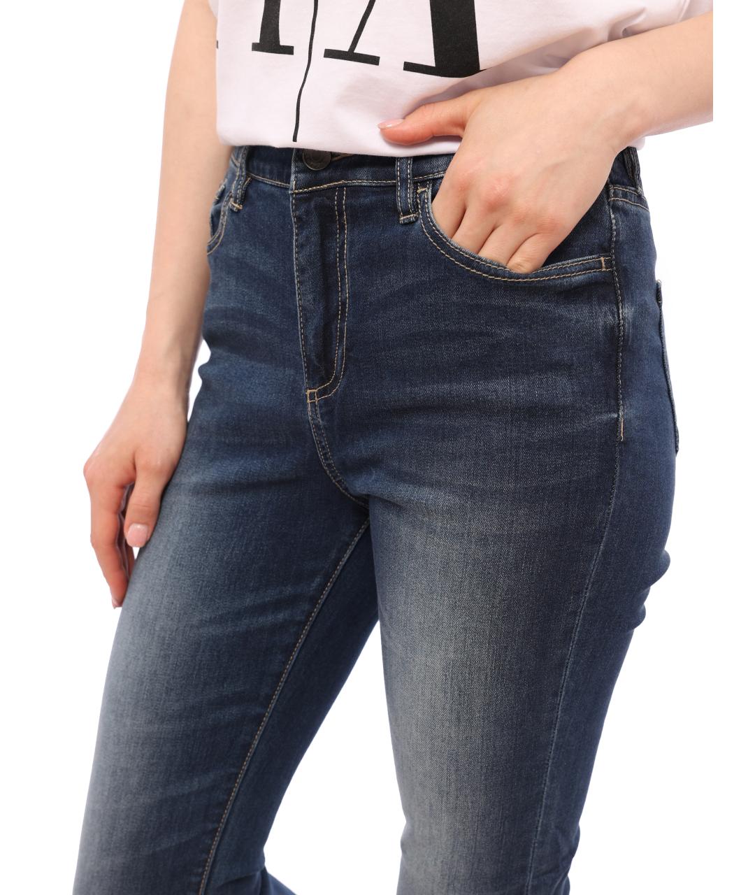 ARMANI EXCHANGE Синие прямые джинсы, фото 3