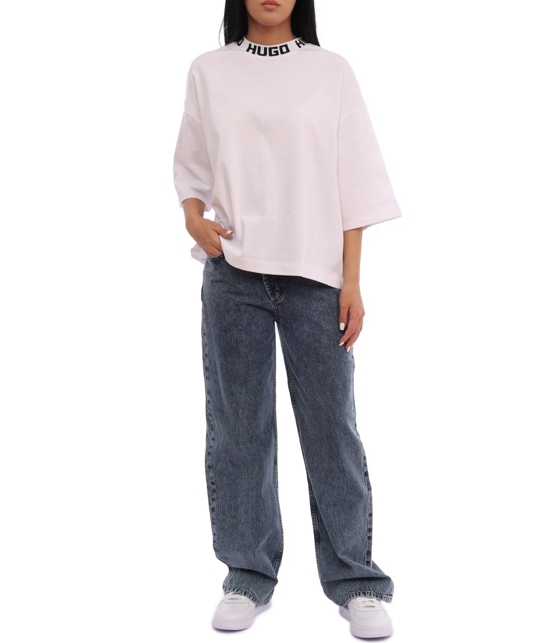 HUGO BOSS Синие прямые джинсы, фото 4