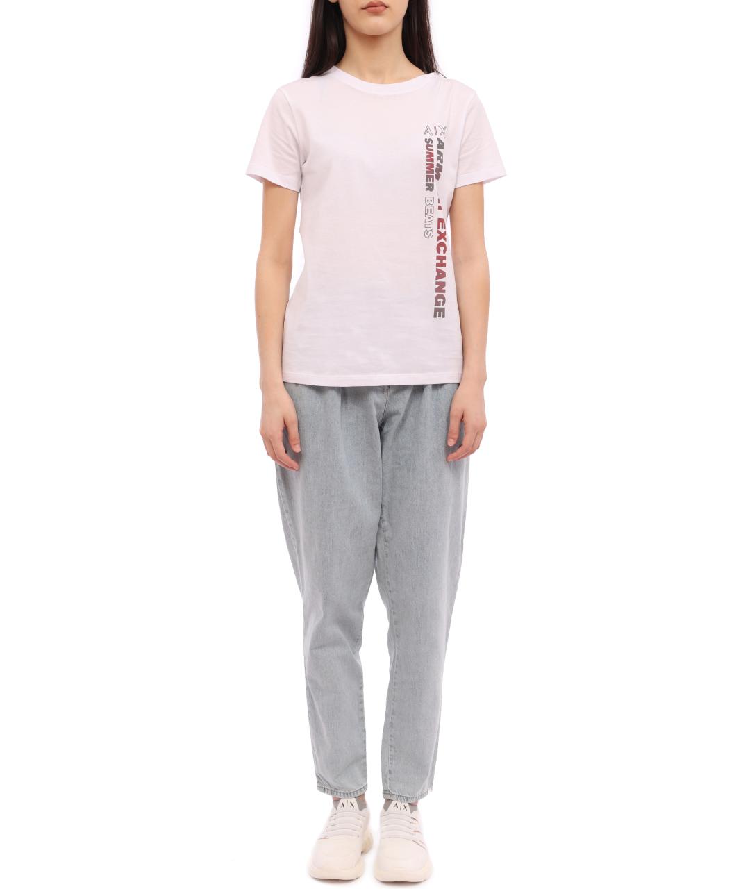 ARMANI EXCHANGE Голубые прямые джинсы, фото 6