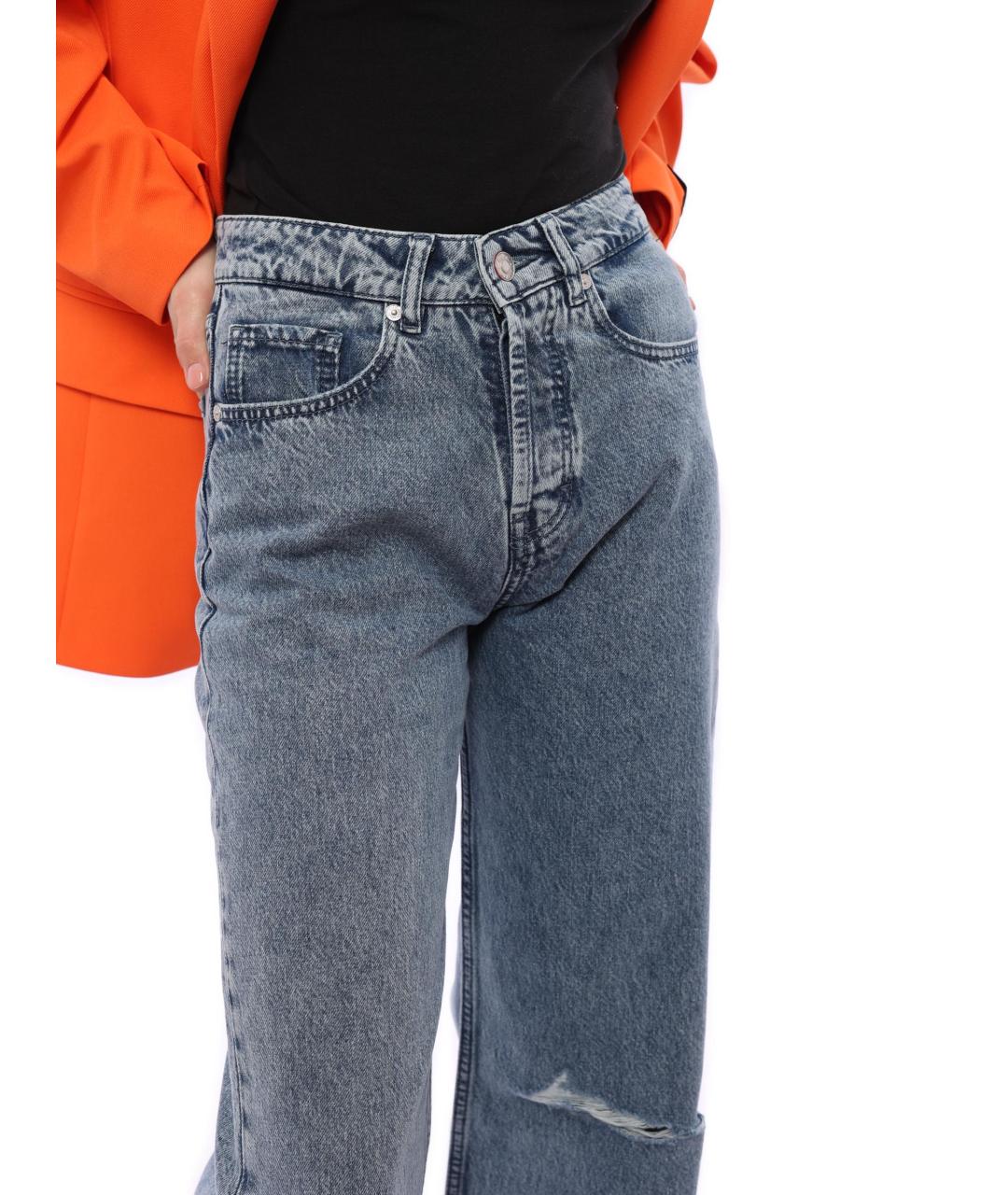 HUGO BOSS Голубые прямые джинсы, фото 5