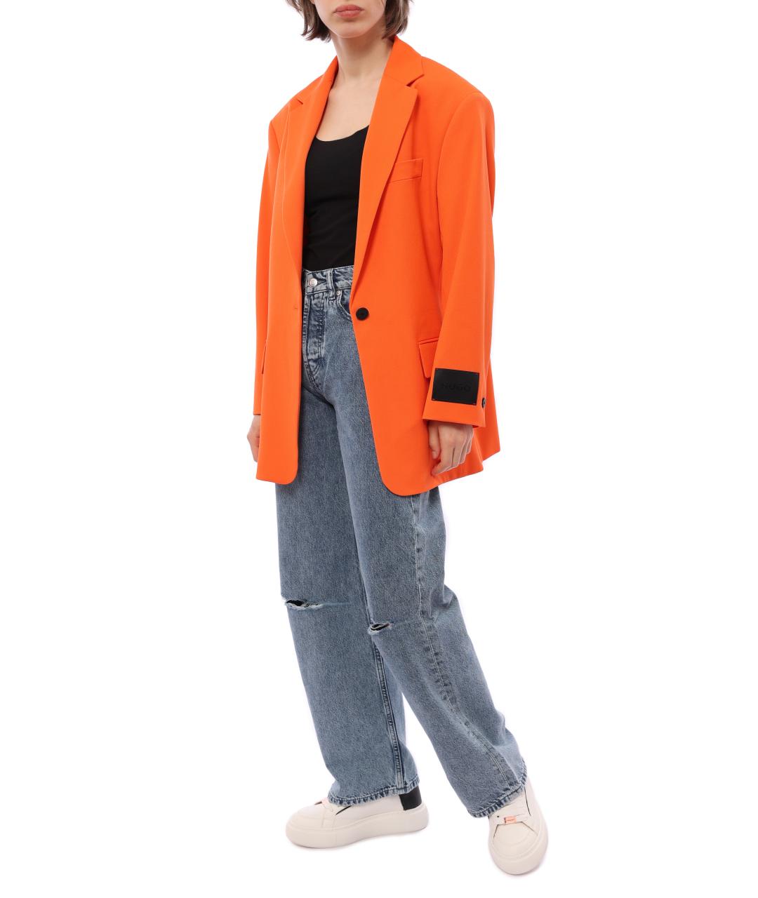 HUGO BOSS Голубые прямые джинсы, фото 6