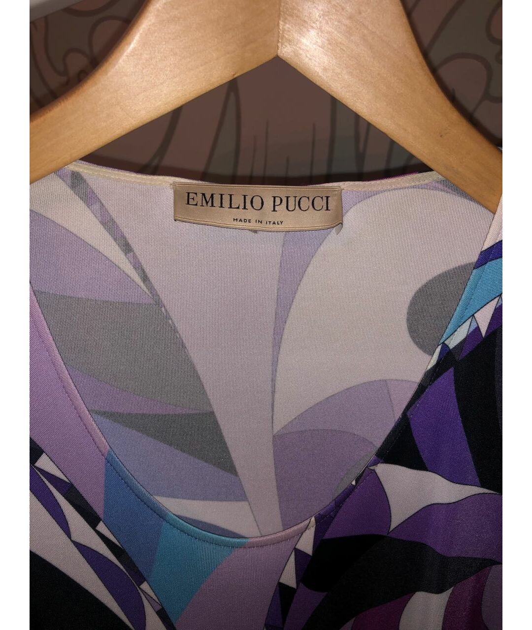 EMILIO PUCCI Фиолетовое вискозное платье, фото 3