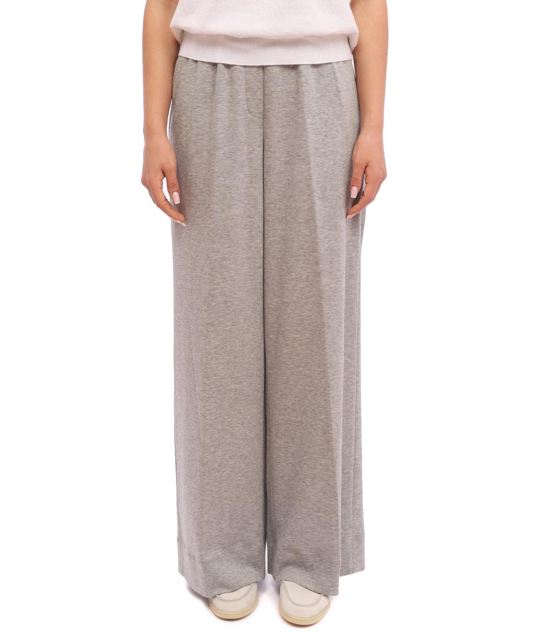 PESERICO Серые брюки широкие, фото 6