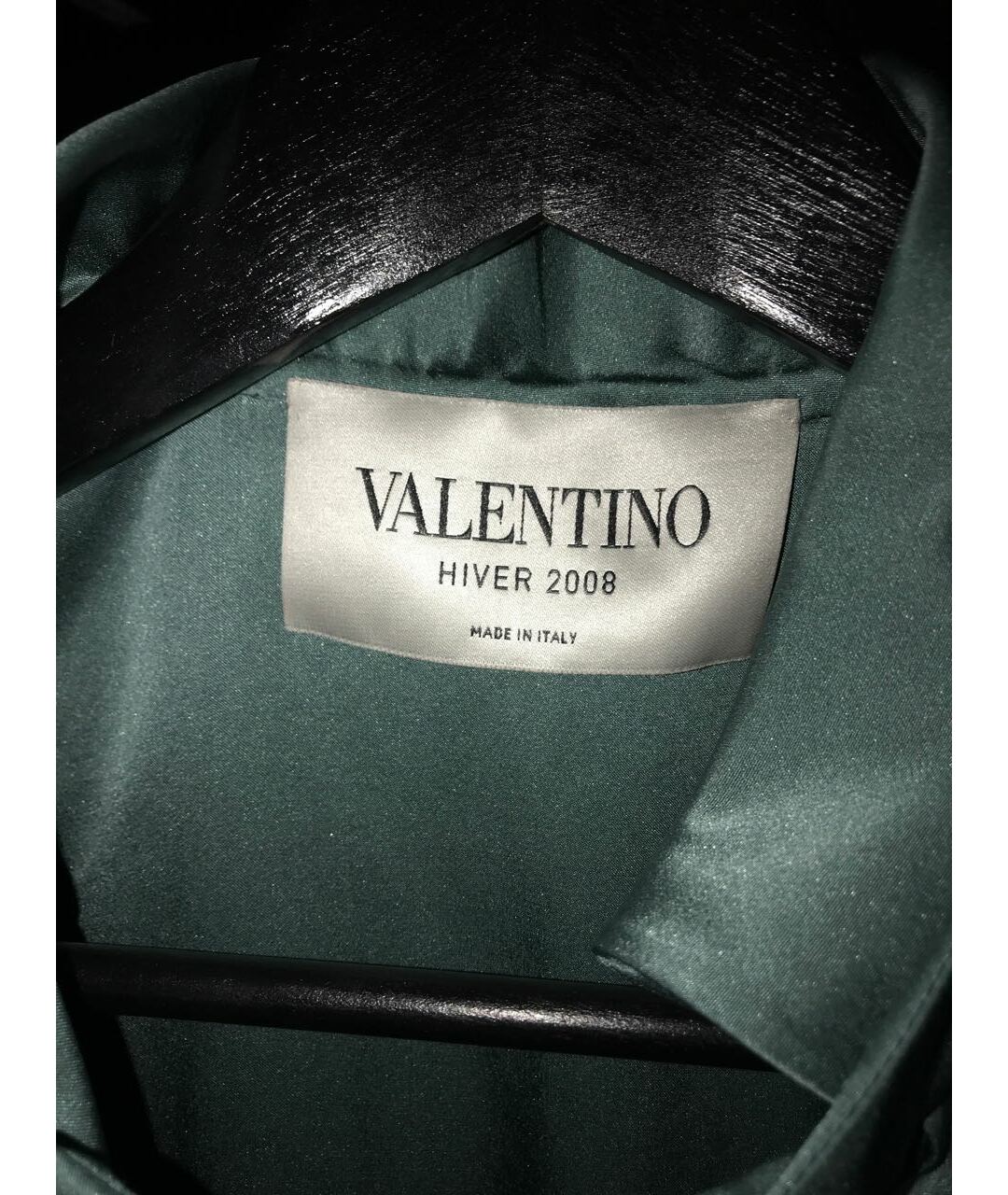 VALENTINO Зеленые шелковое повседневное платье, фото 3