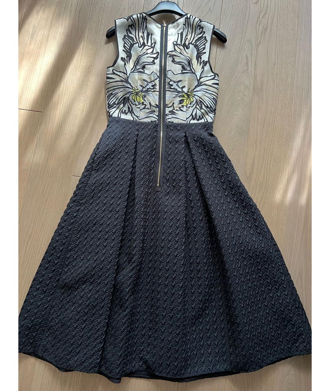 ERDEM Черное полиэстеровое коктейльное платье, фото 2