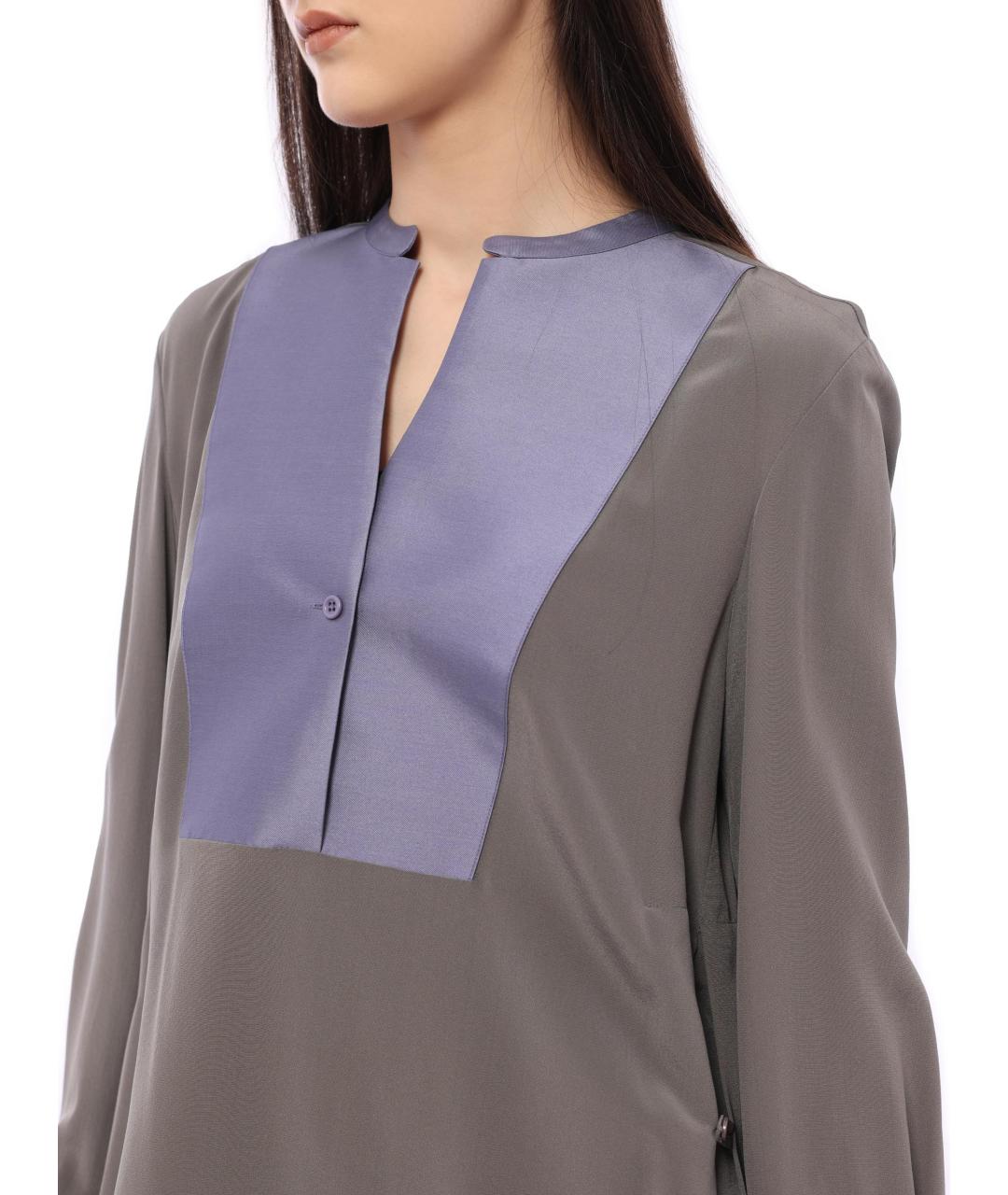 EMPORIO ARMANI Серая блузы, фото 3