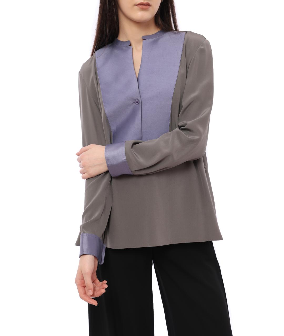 EMPORIO ARMANI Серая блузы, фото 4