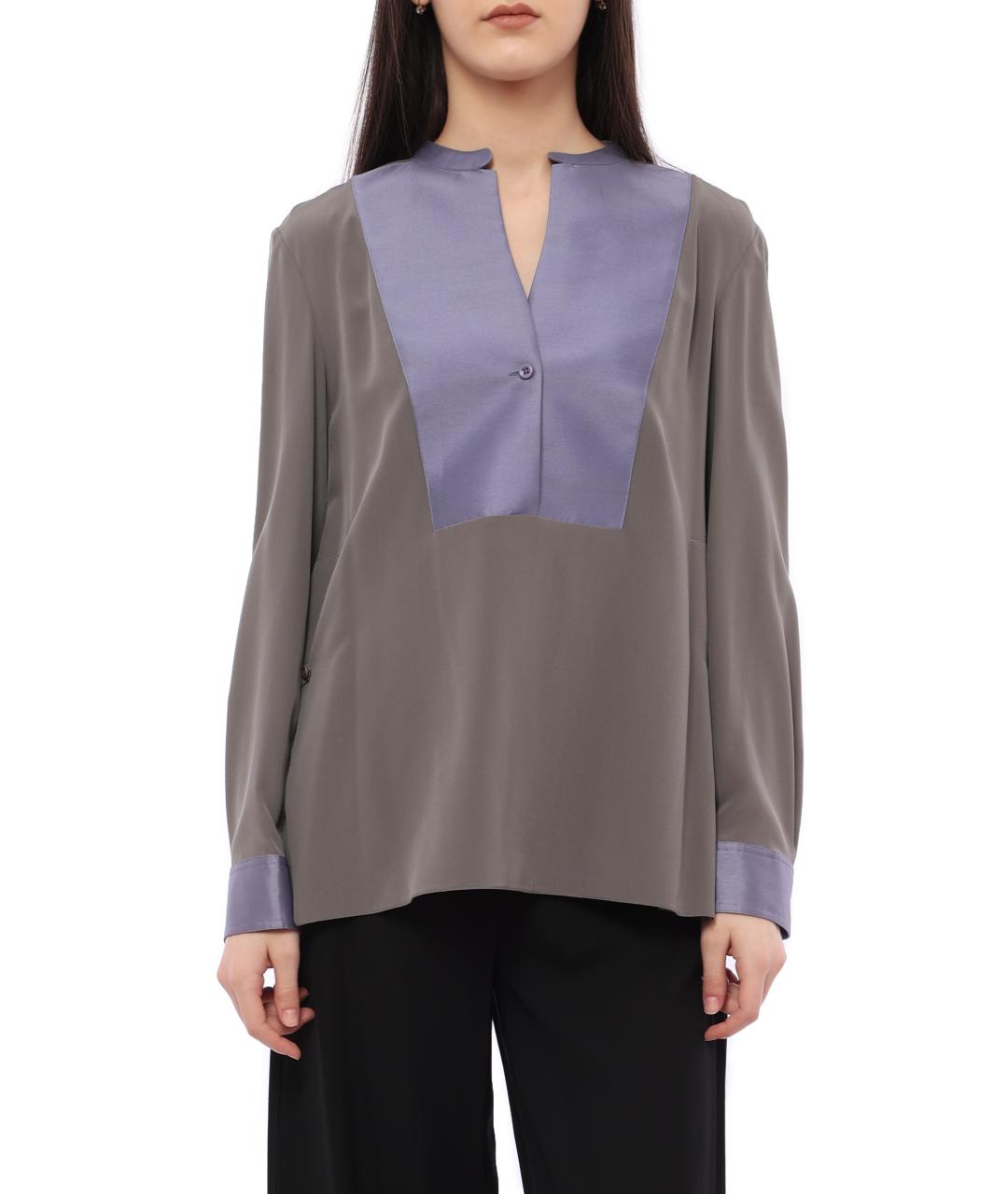 EMPORIO ARMANI Серая блузы, фото 6