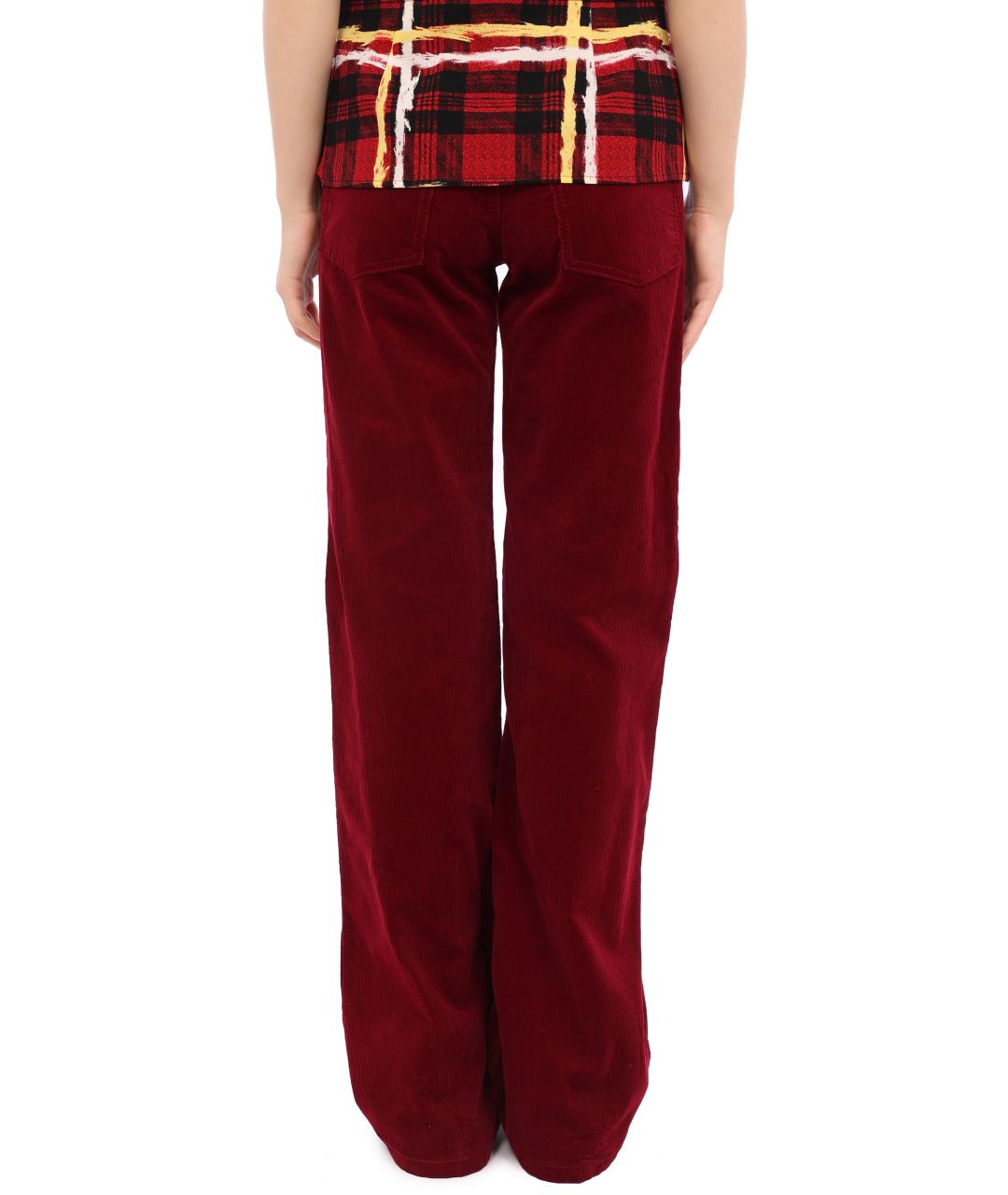 MARC JACOBS Бордовые брюки широкие, фото 2