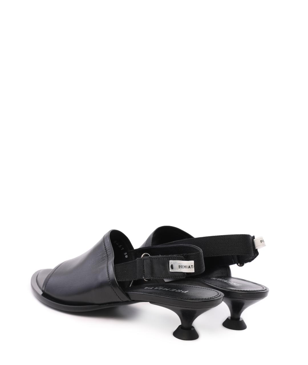 PREMIATA Черные босоножки, фото 4