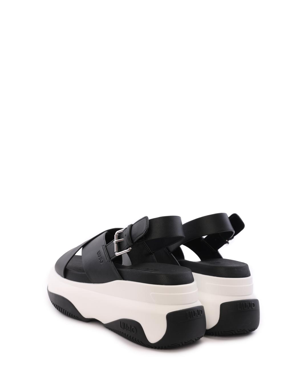 LIU JO Черные сандалии, фото 3