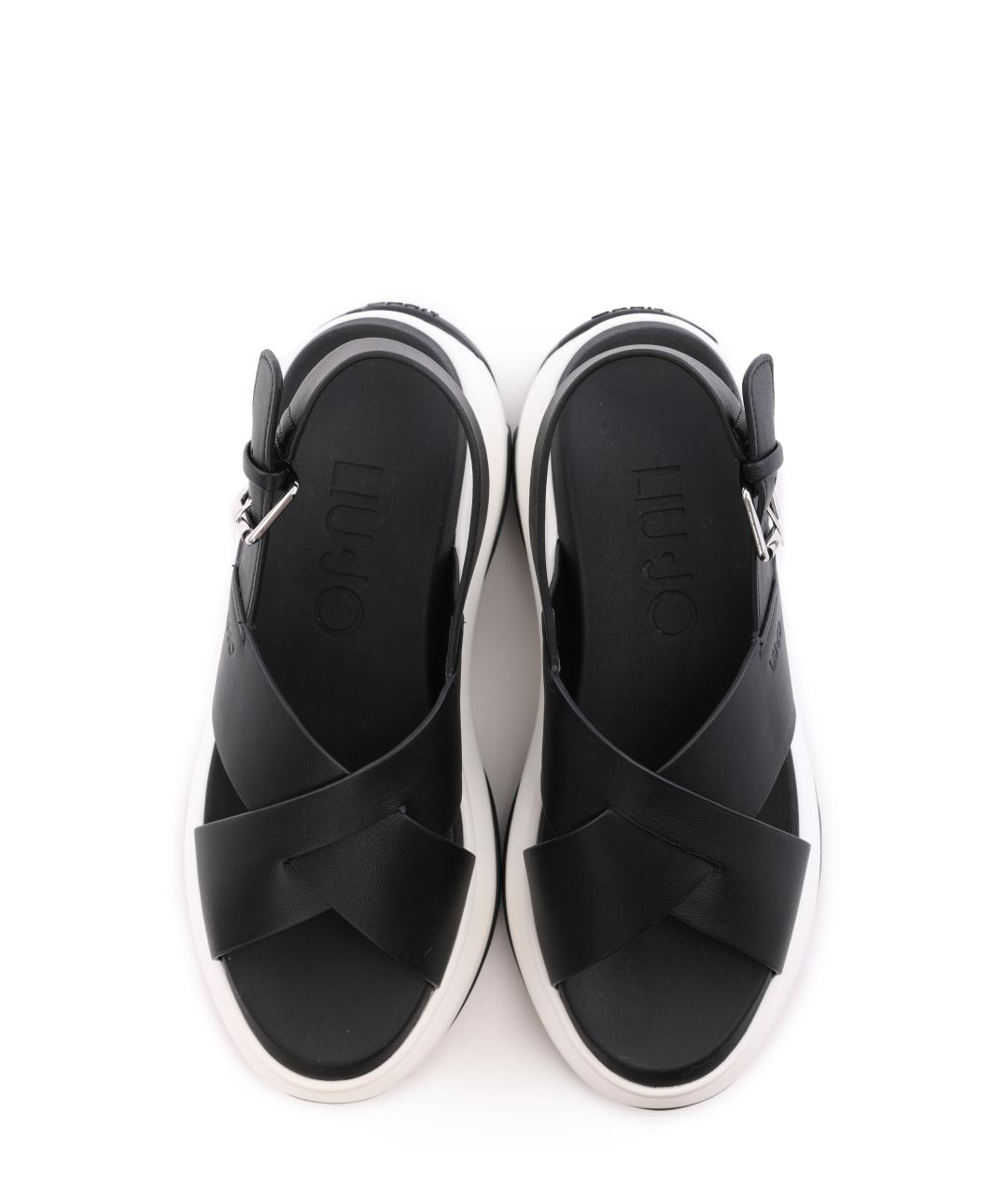 LIU JO Черные сандалии, фото 6