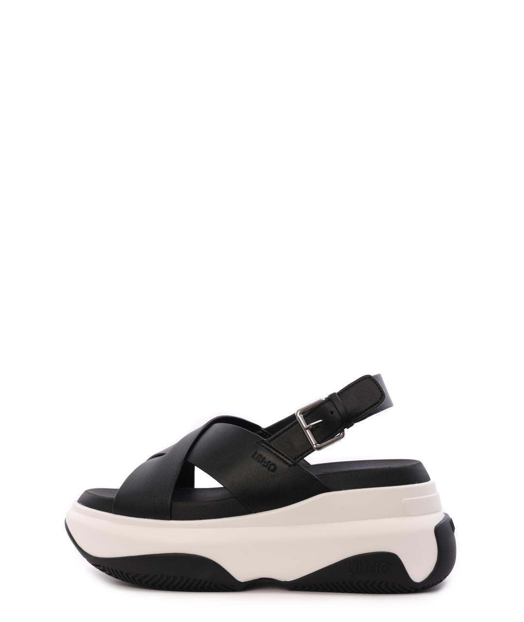 LIU JO Черные сандалии, фото 8