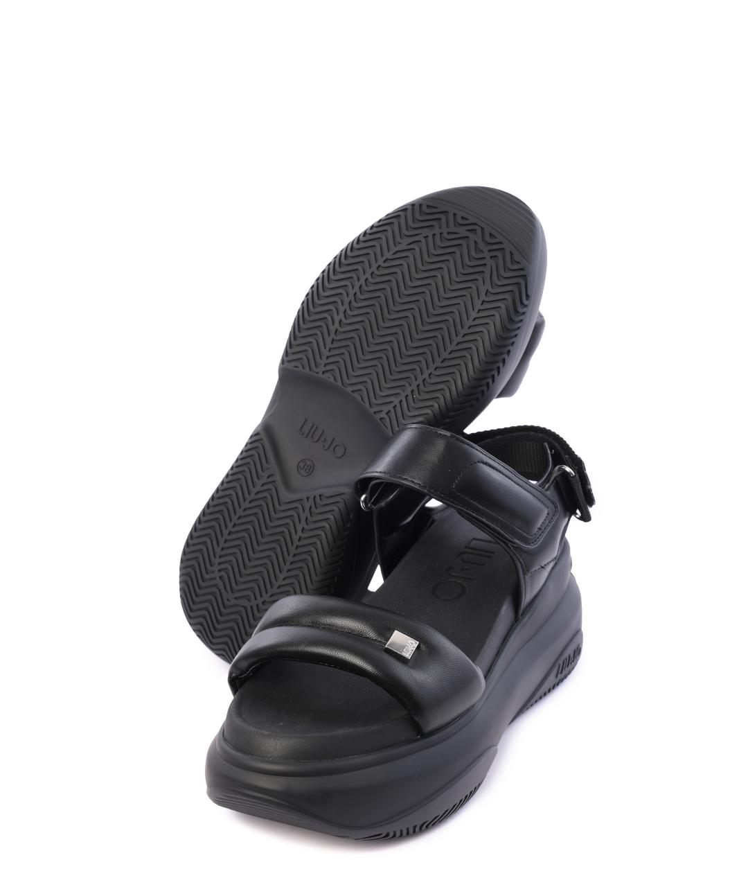 LIU JO Черные сандалии, фото 3