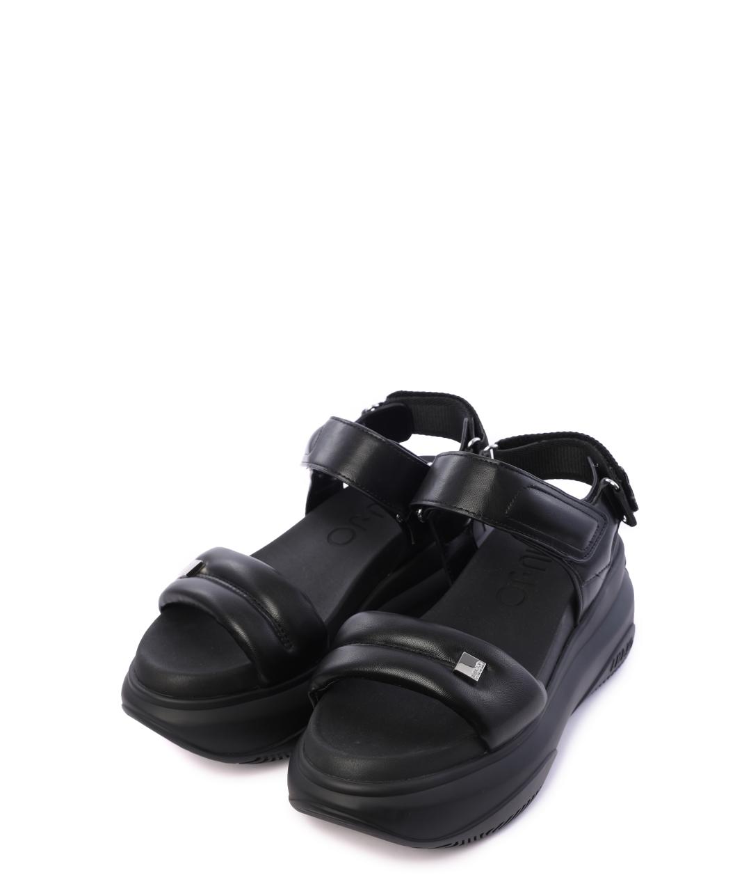 LIU JO Черные сандалии, фото 2