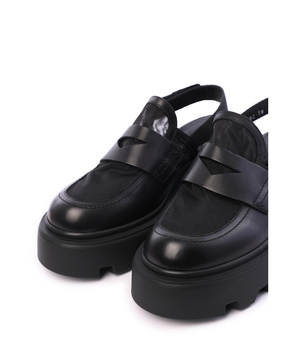 PREMIATA Черные кожаные сандалии, фото 4