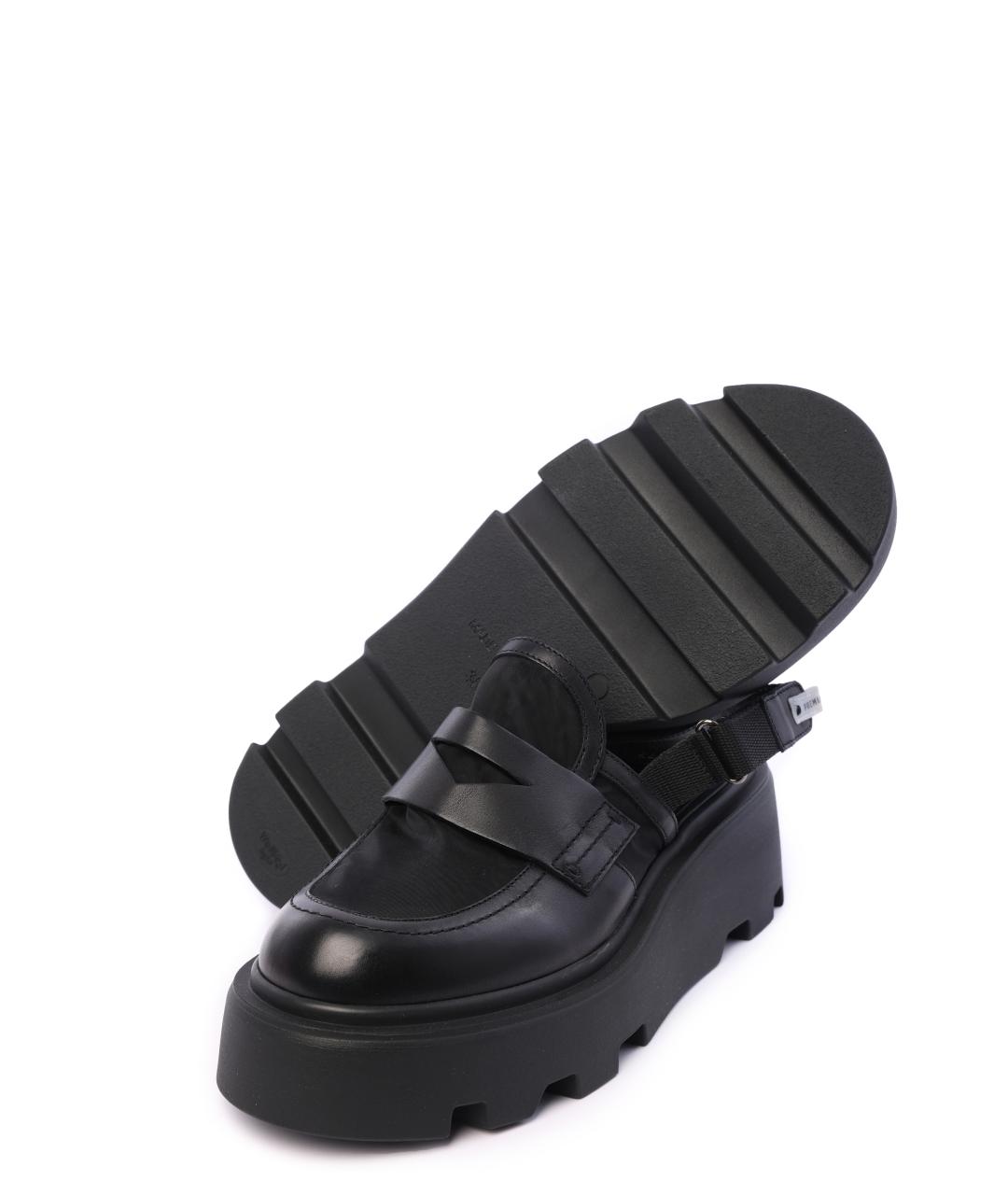 PREMIATA Черные кожаные сандалии, фото 3
