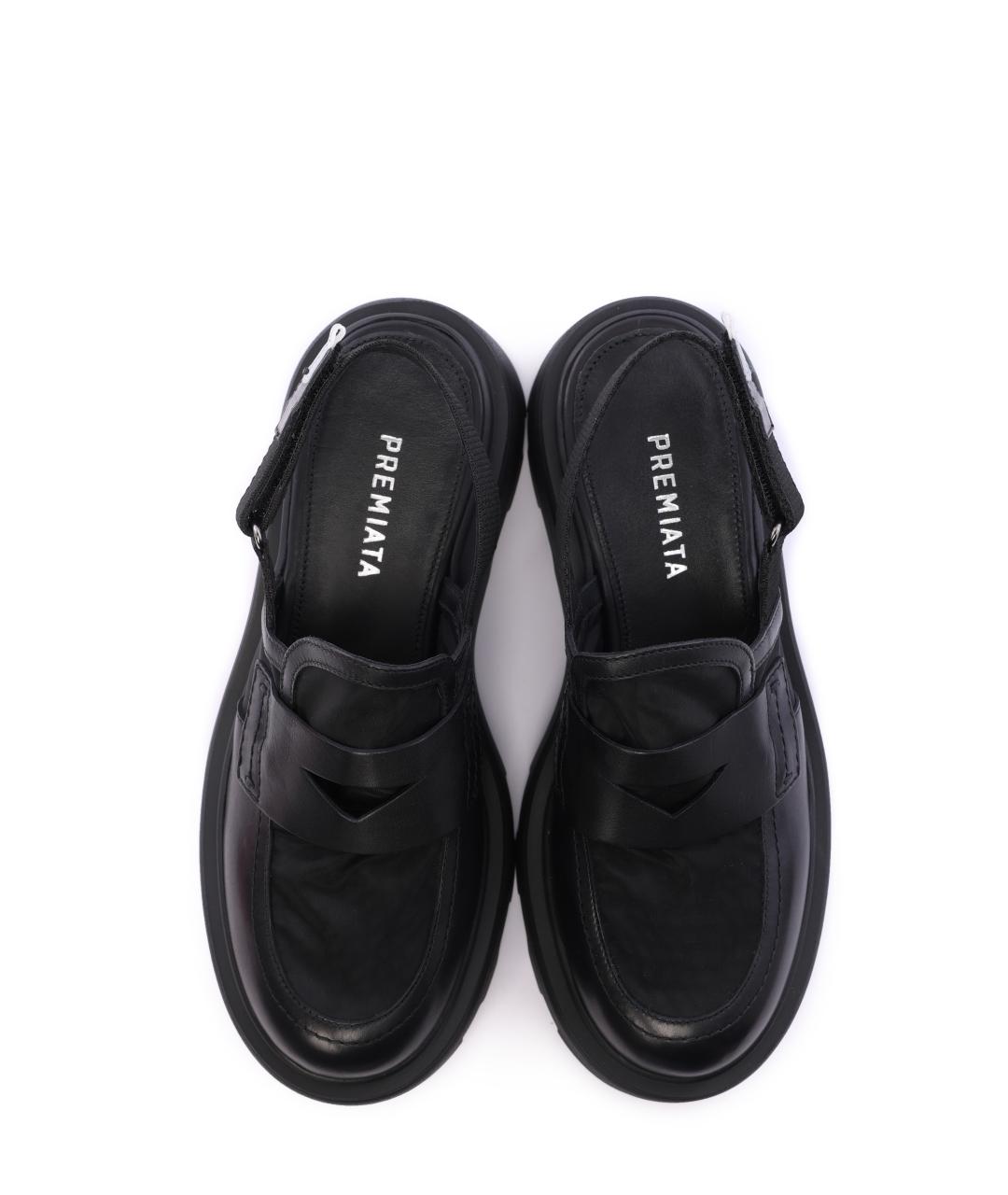 PREMIATA Черные кожаные сандалии, фото 5