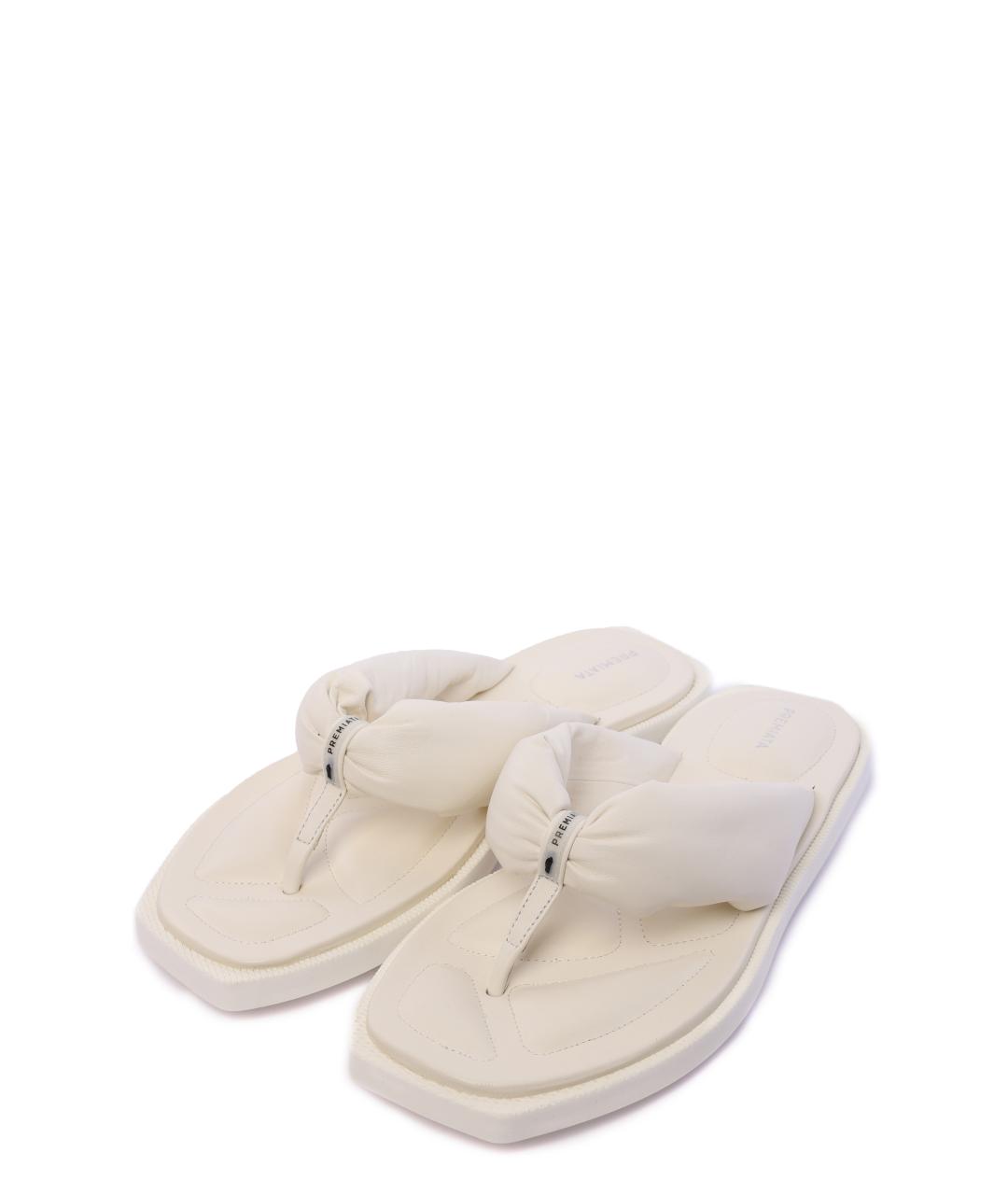 PREMIATA Белые шлепанцы, фото 5