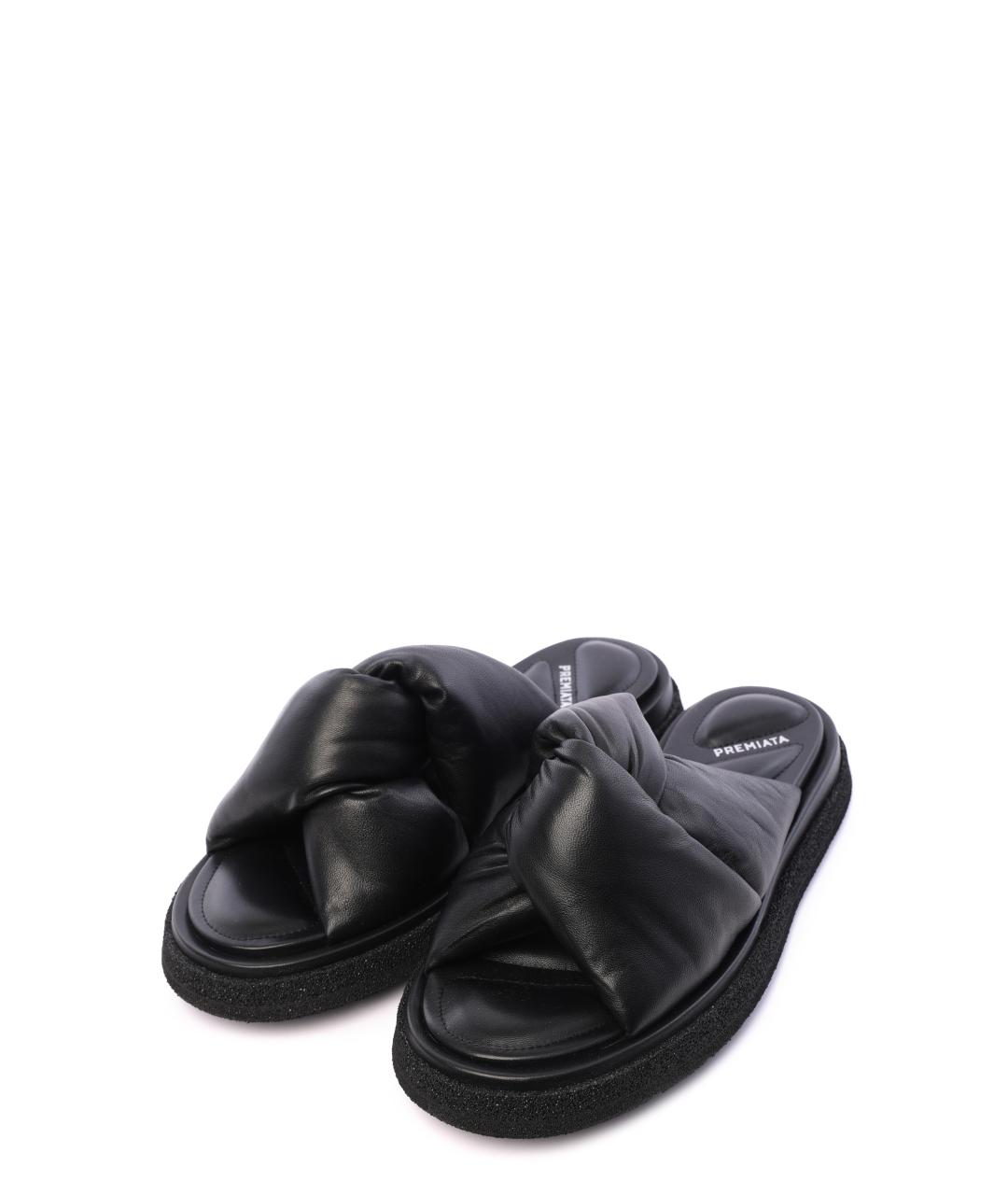 PREMIATA Черные шлепанцы, фото 3