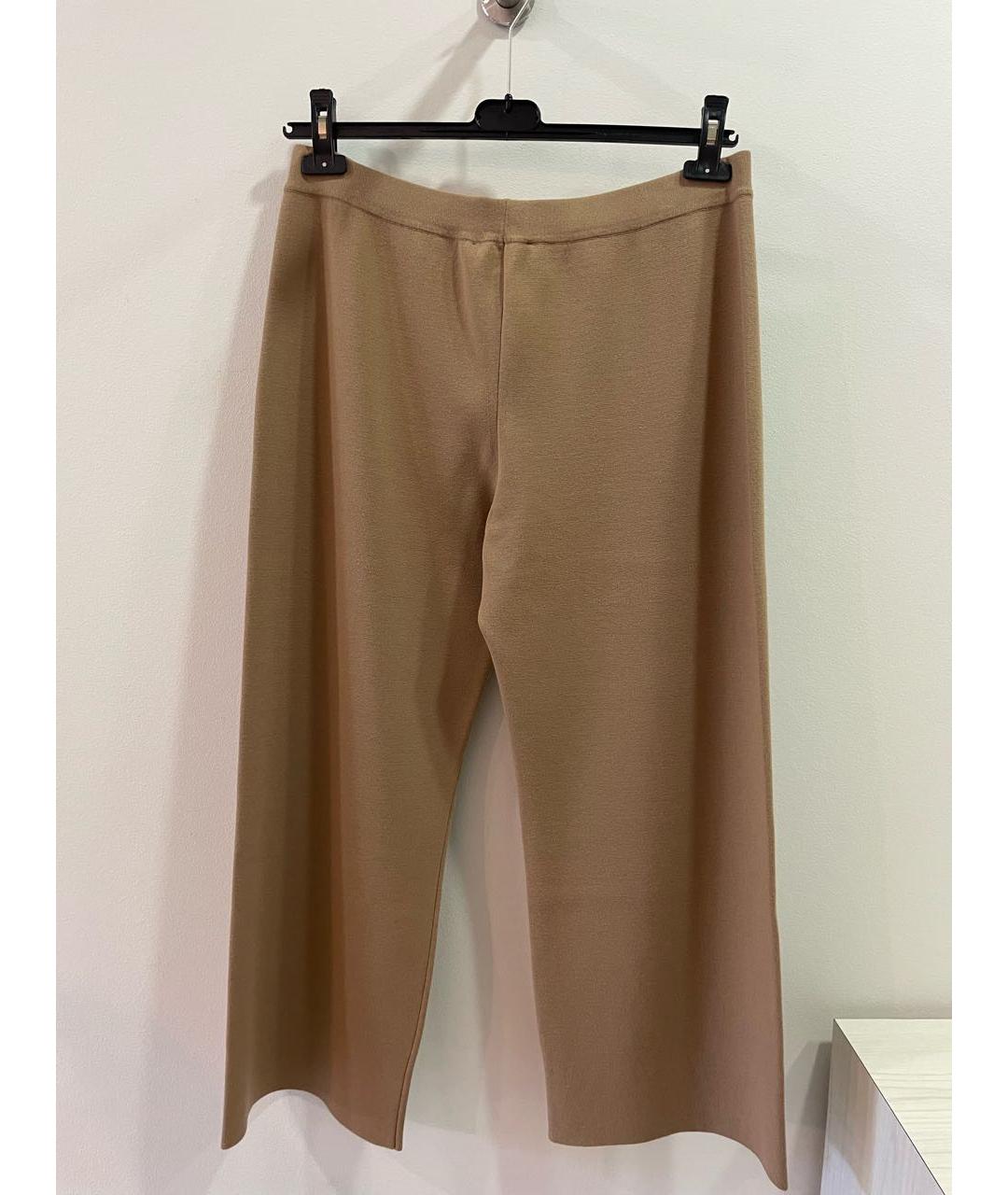 MAX MARA STUDIO Бежевые вискозные кюлоты, фото 2