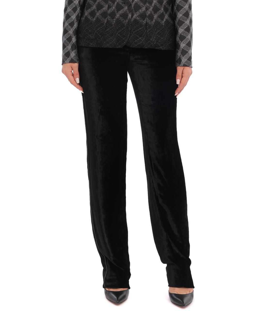 MISSONI Черные прямые брюки, фото 4