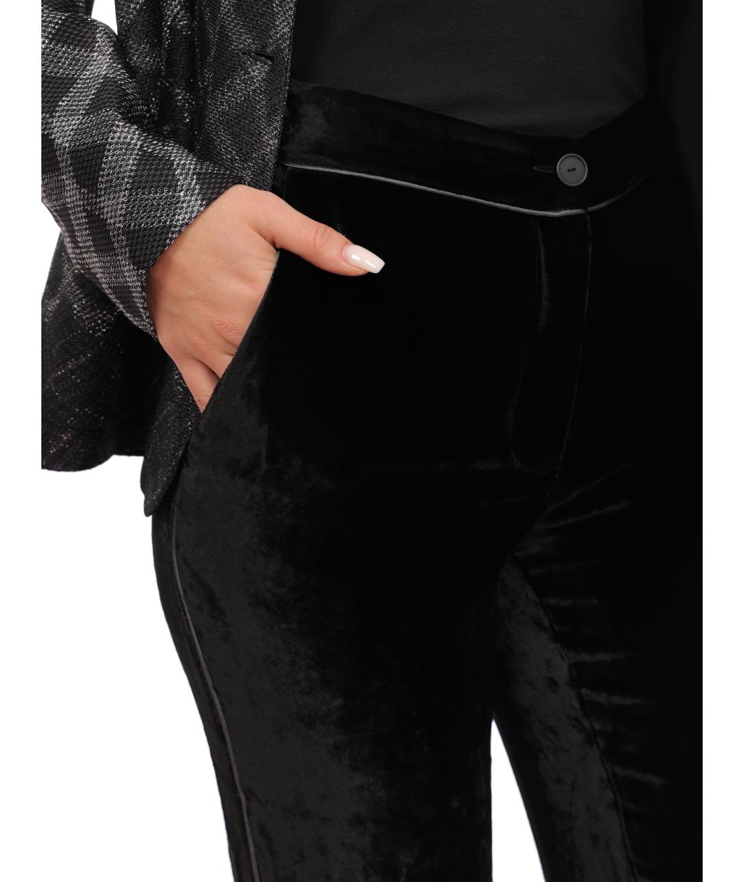 MISSONI Черные прямые брюки, фото 3