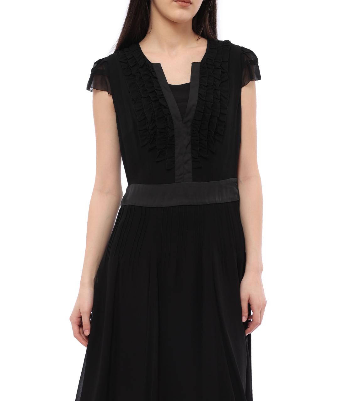 EMPORIO ARMANI Черное вечернее платье, фото 2