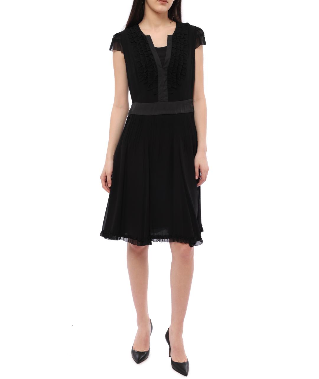 EMPORIO ARMANI Черное вечернее платье, фото 6