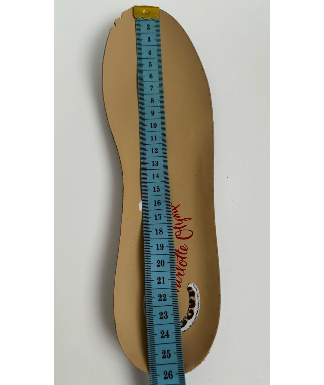 CHARLOTTE OLYMPIA Черные текстильные кеды, фото 8