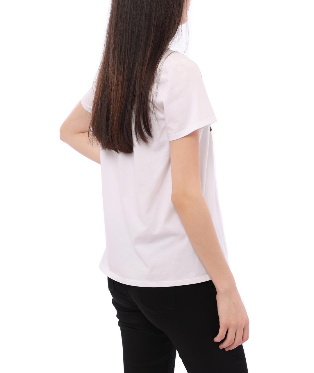 EMPORIO ARMANI Белая футболка, фото 2