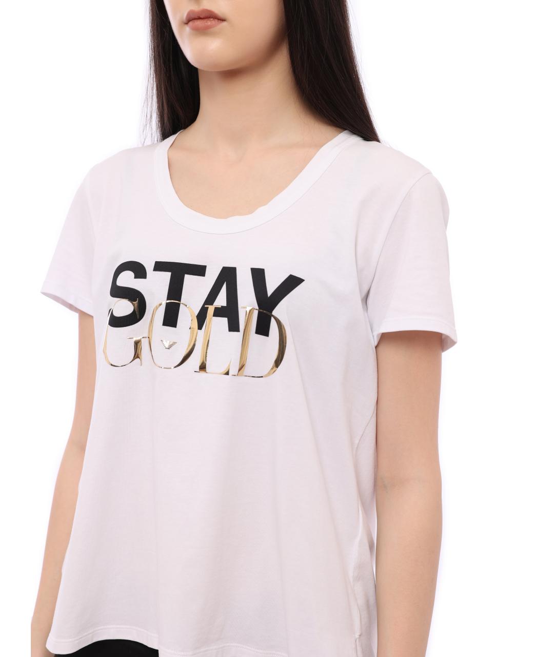 EMPORIO ARMANI Белая футболка, фото 5